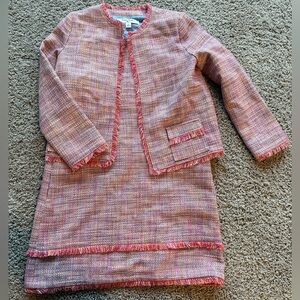 Brooks Brothers Blue Lined Dress and Matching Jacket